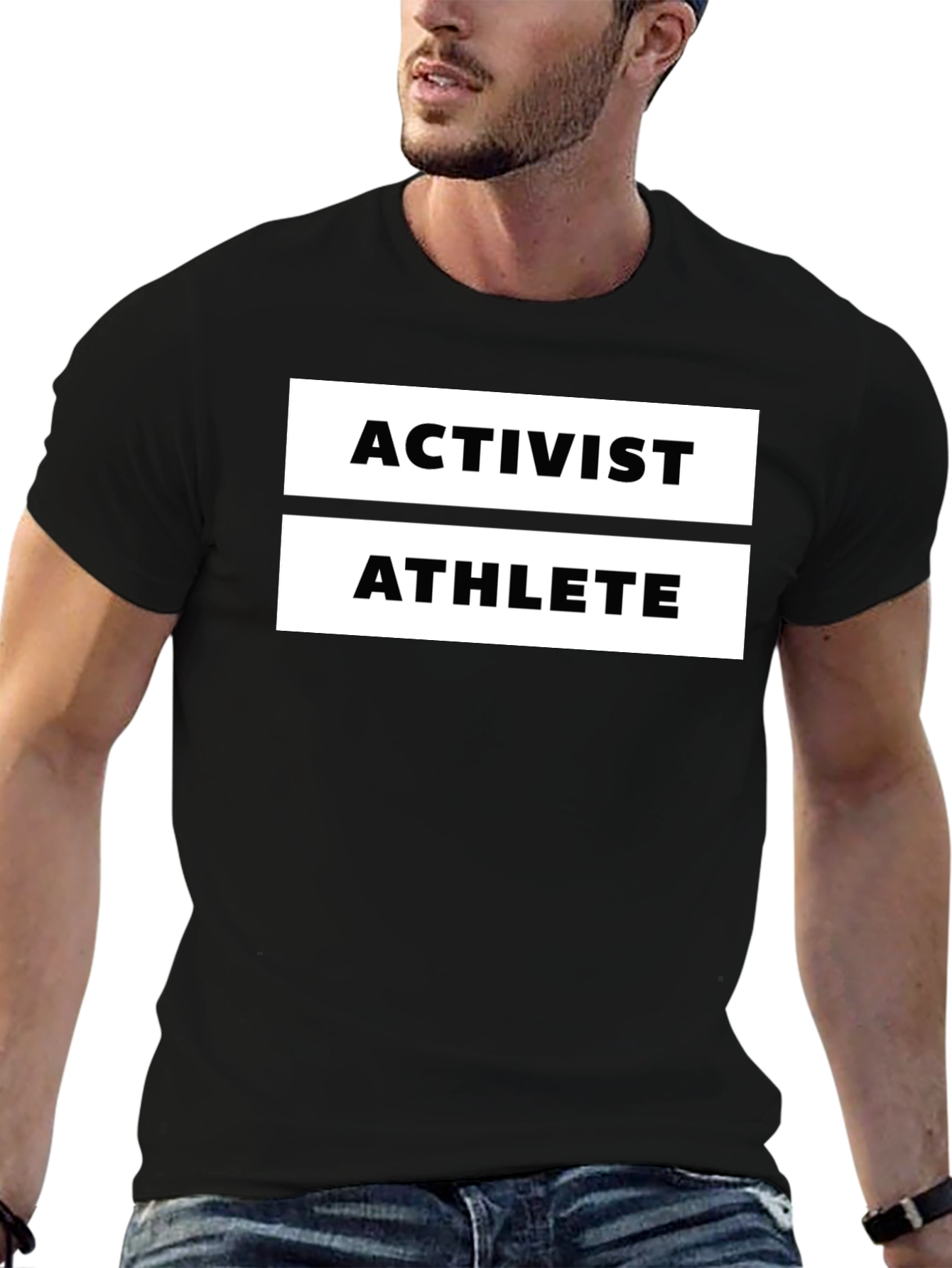 Activist Athlete Graphic T-Shirt - Bold Statement Tee