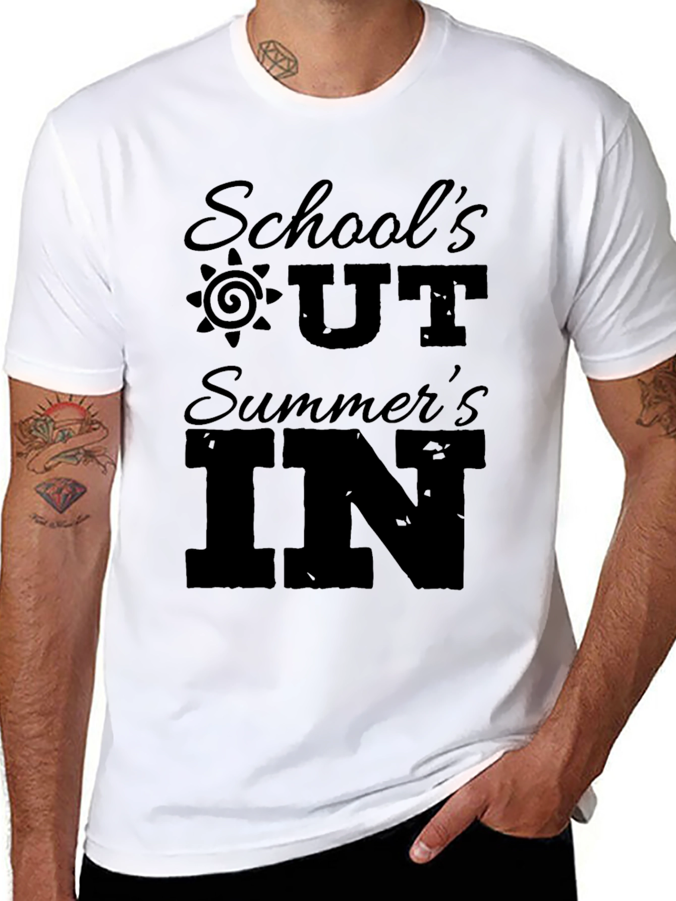Schools Out Summers In Graphic T-Shirt