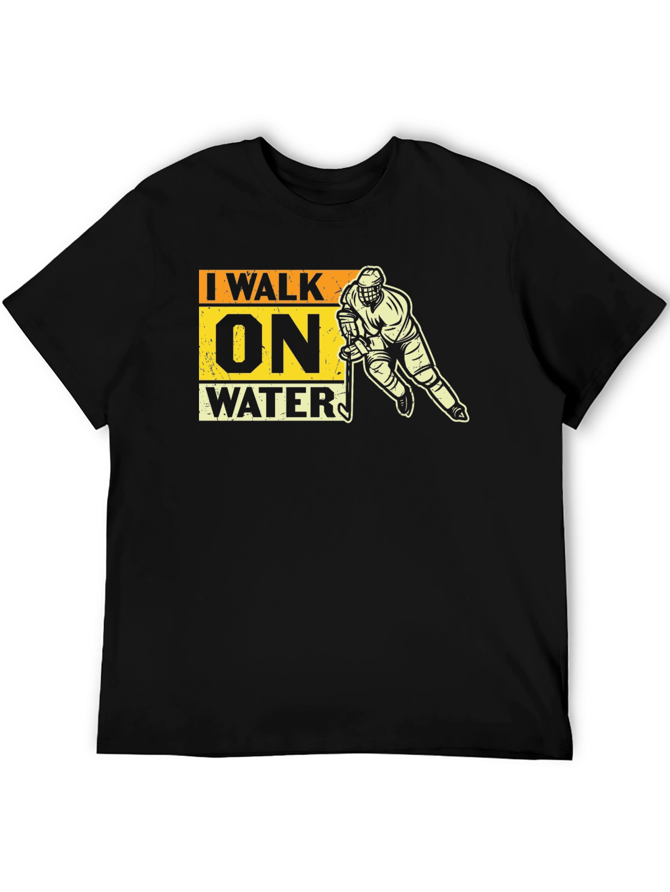 I Walk On Water Hockey T-Shirt