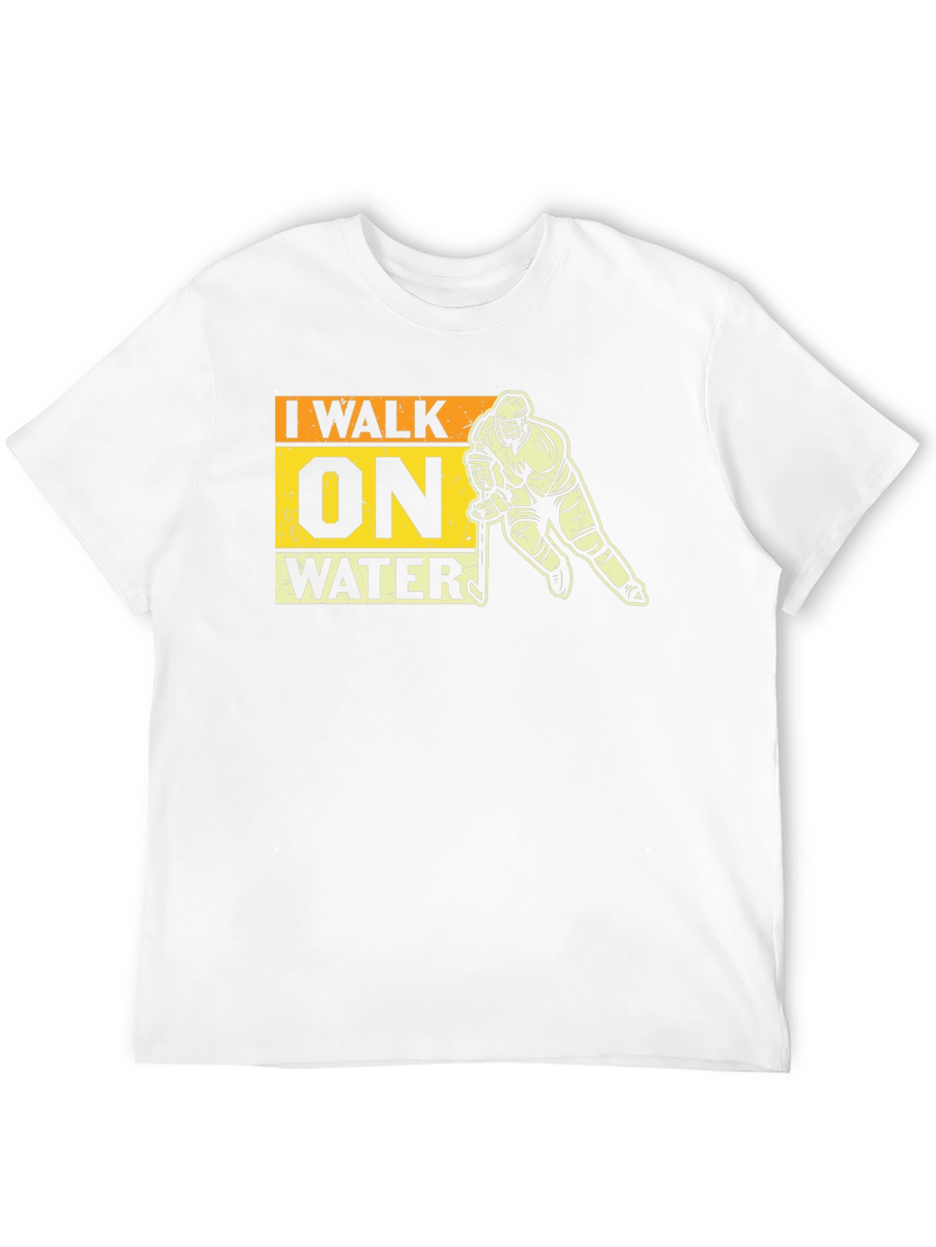 I Walk On Water Hockey T-Shirt