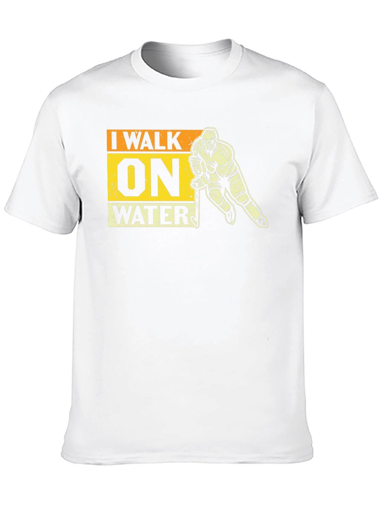 I Walk On Water Hockey T-Shirt