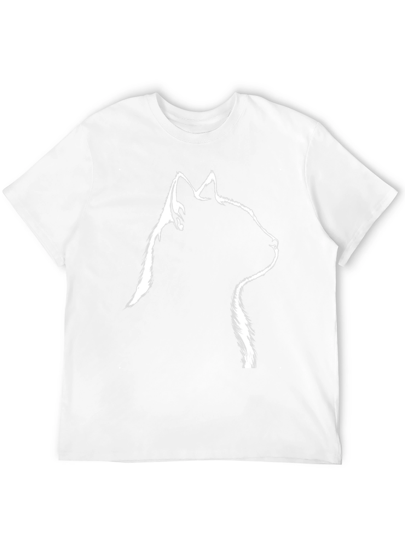 Black Cat Silhouette T-Shirt
