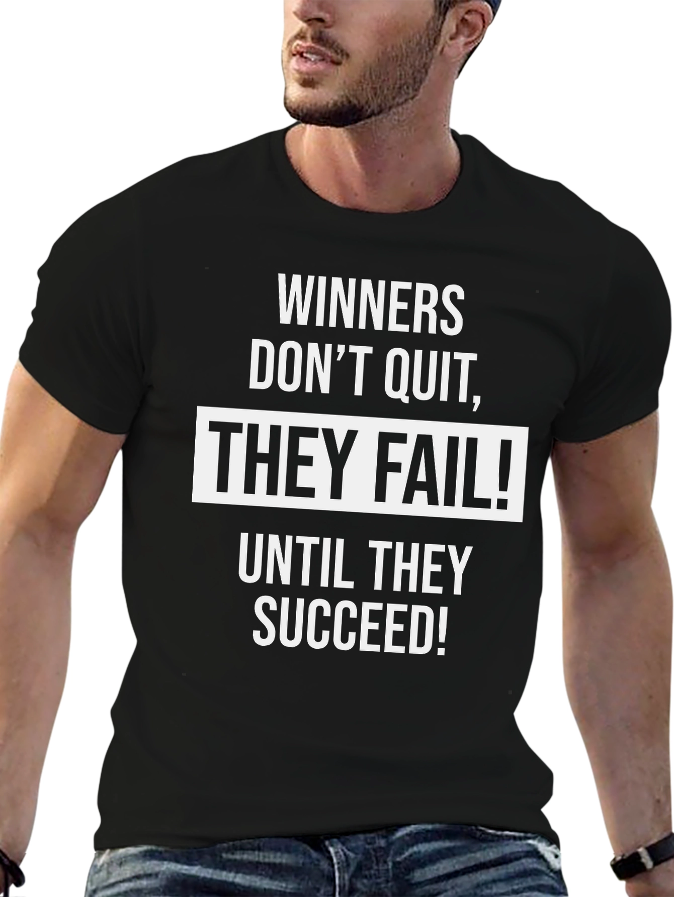 Winners Dont Quit T-Shirt: Motivational & Stylish!