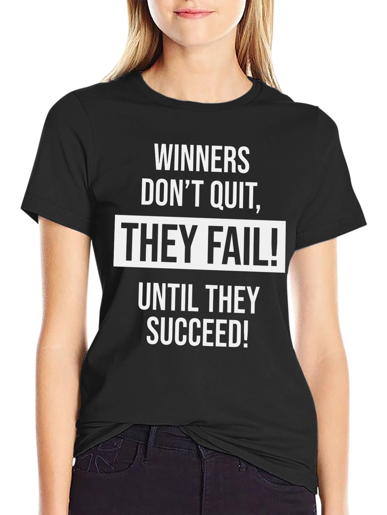 Winners Dont Quit T-Shirt: Motivational & Stylish!