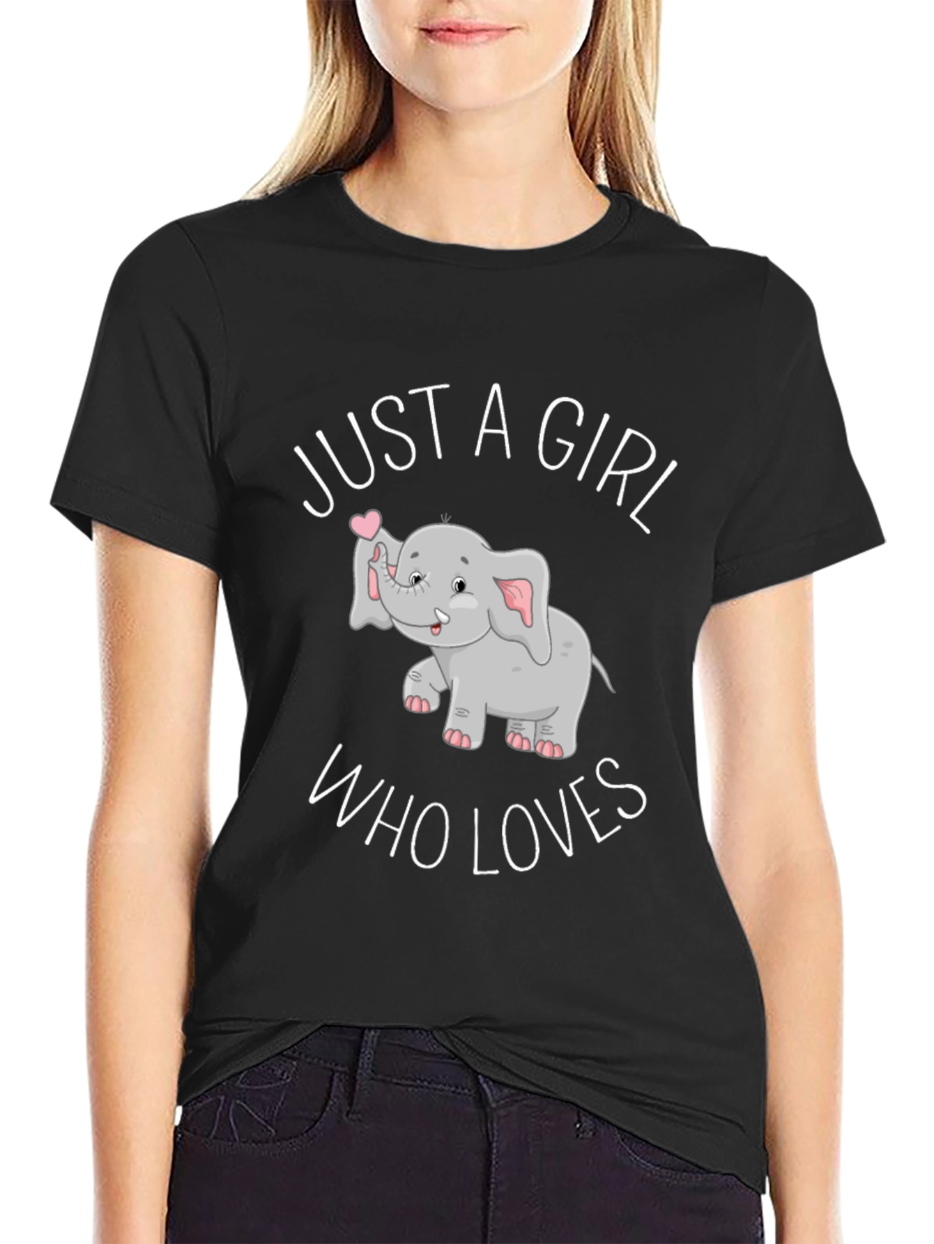Just A Girl Who Loves Elephants T-Shirt