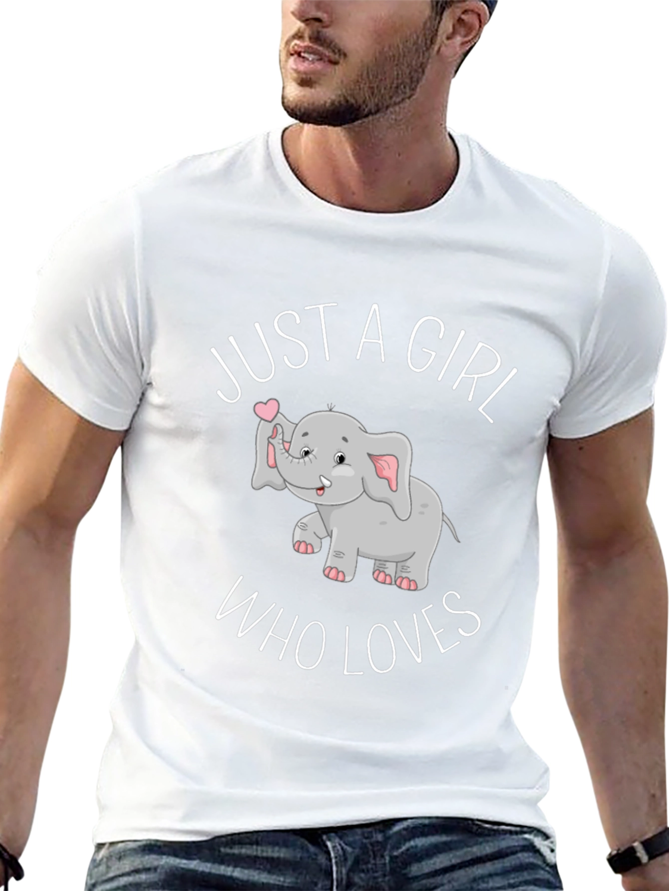 Just A Girl Who Loves Elephants T-Shirt