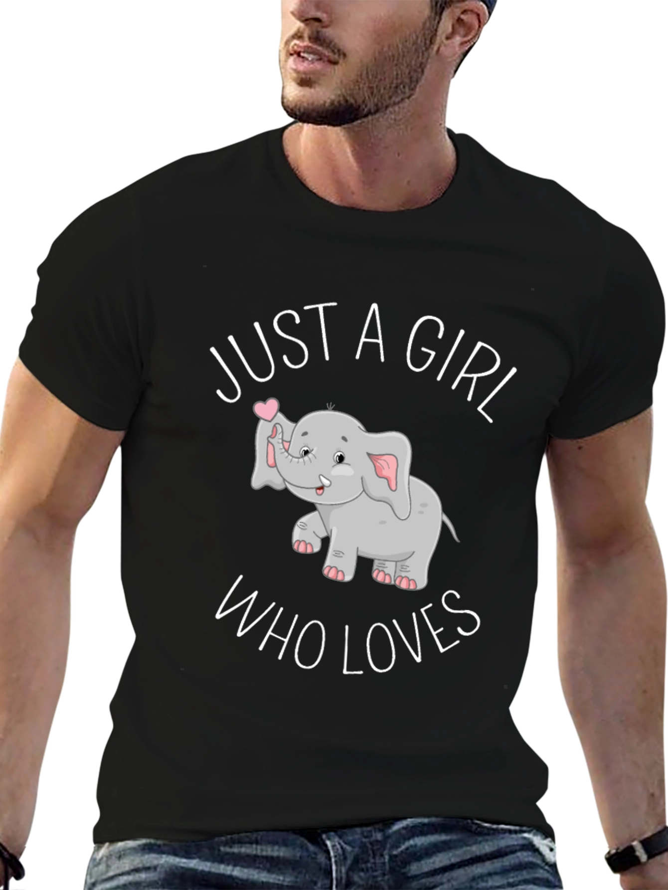 Just A Girl Who Loves Elephants T-Shirt
