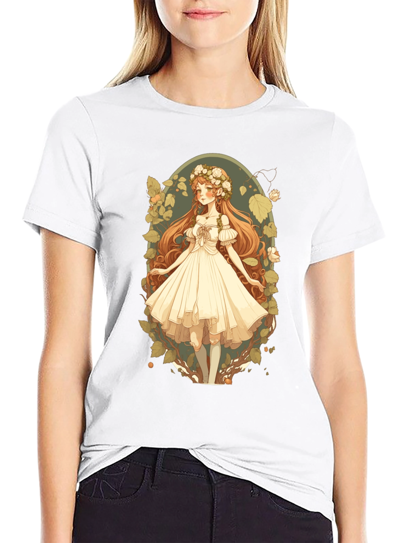 Floral Maiden Graphic T-Shirt