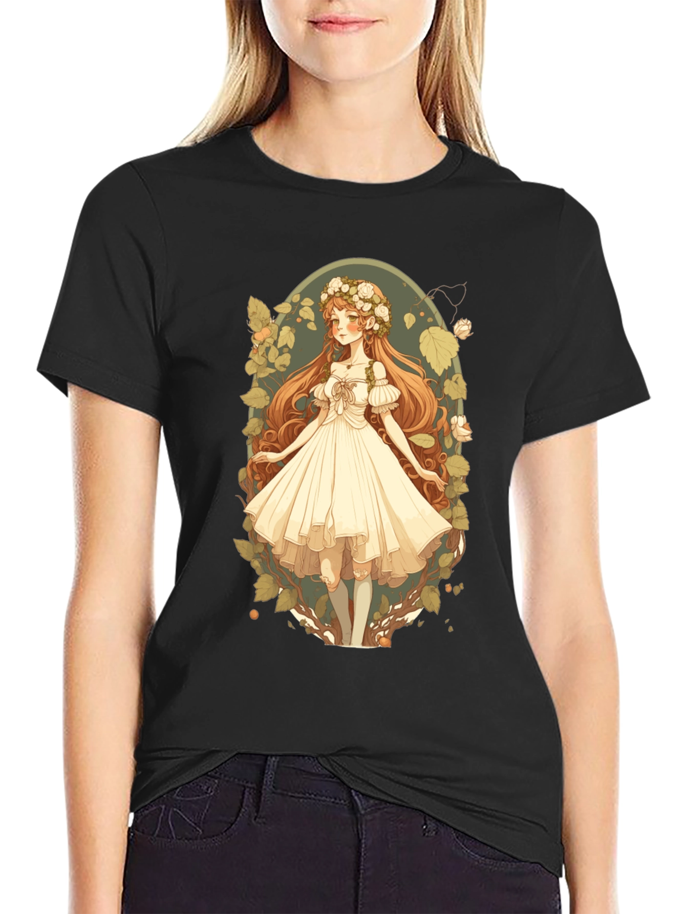 Floral Maiden Graphic T-Shirt