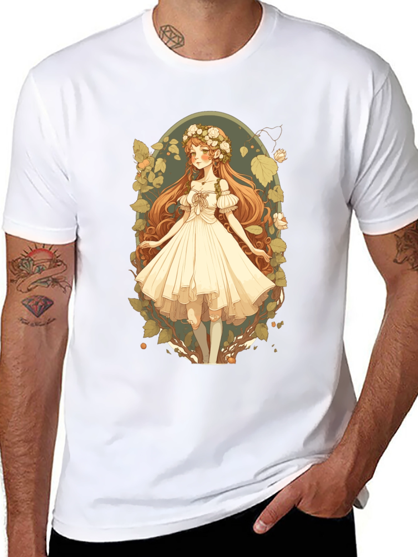 Floral Maiden Graphic T-Shirt