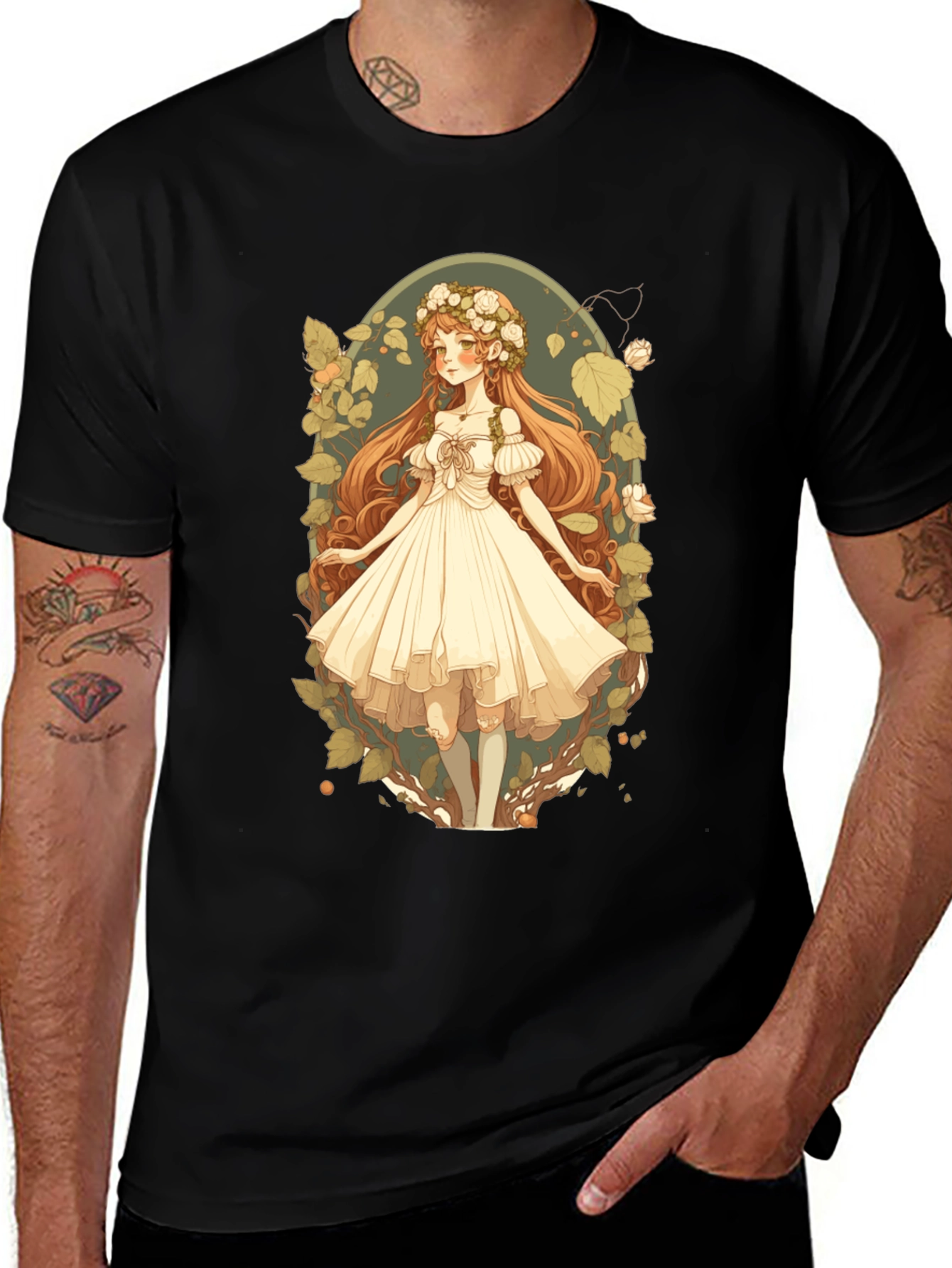 Floral Maiden Graphic T-Shirt