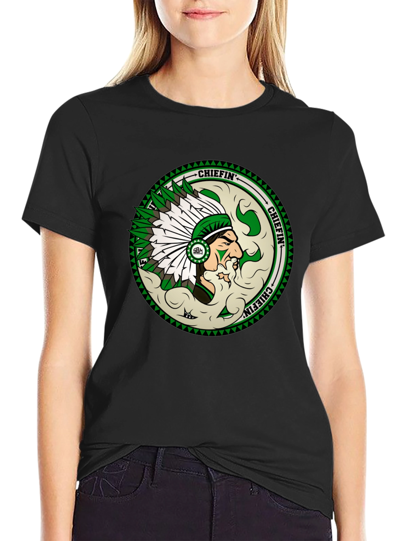 Chiefin T-Shirt - Native American Inspired Design