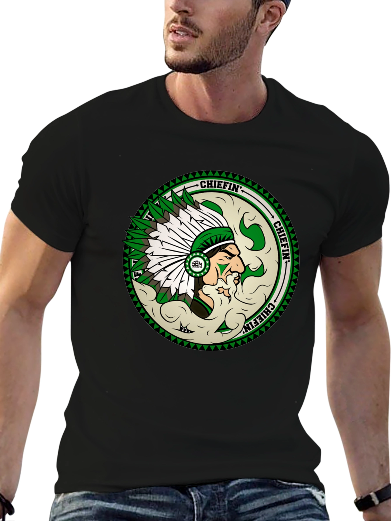 Chiefin T-Shirt - Native American Inspired Design
