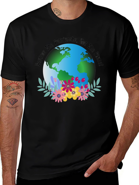 Eco Feminist T-Shirt: Destroy Patriarchy Not The Planet