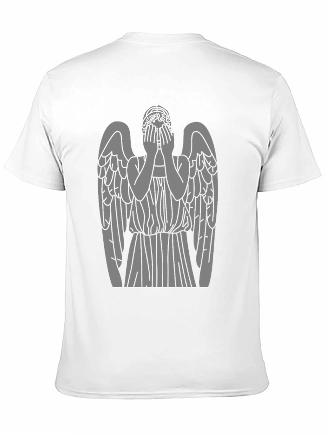 Weeping Angel Graphic T-Shirt - Classic Black Tee