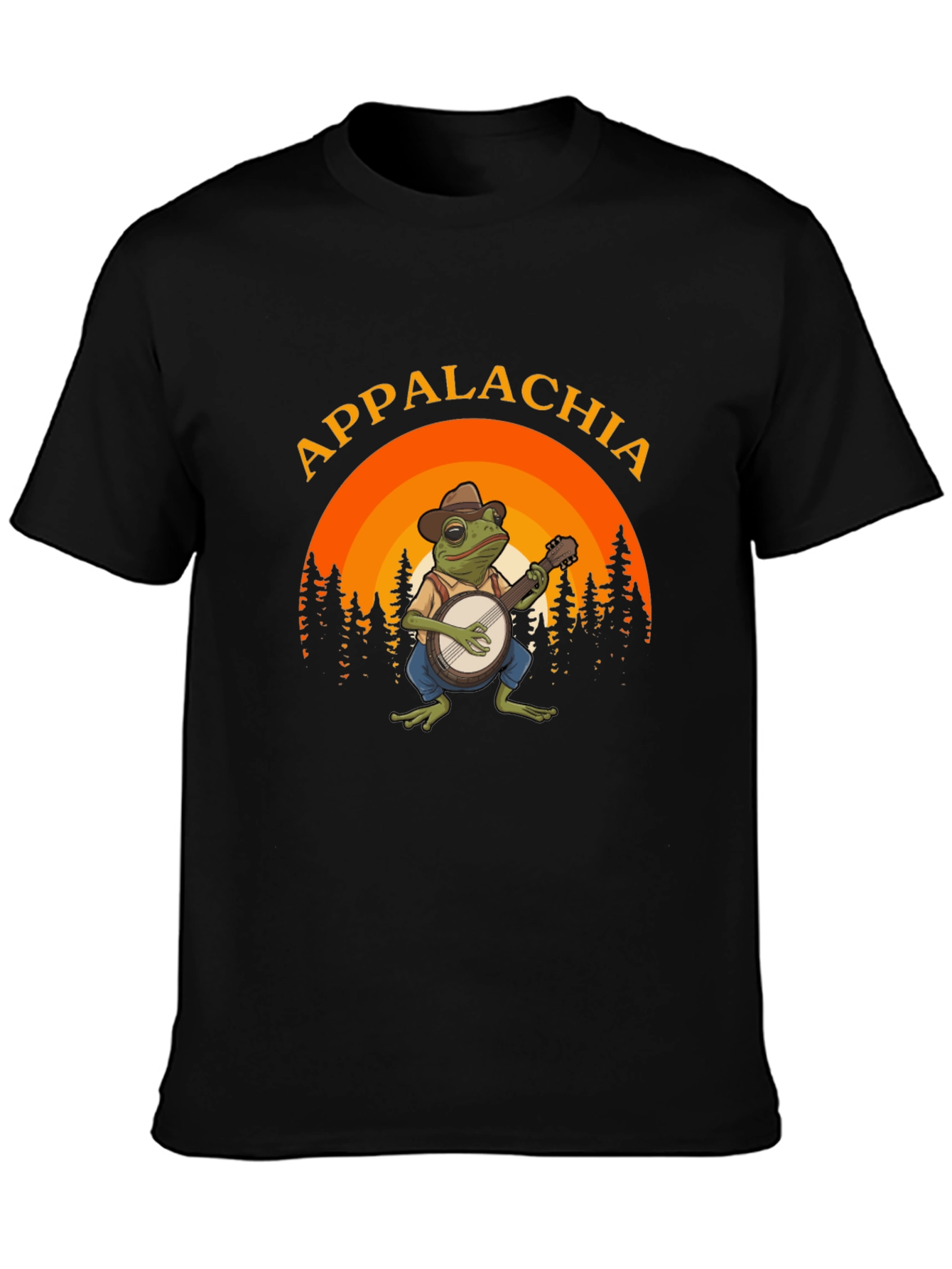 Appalachia Frog Banjo T-Shirt