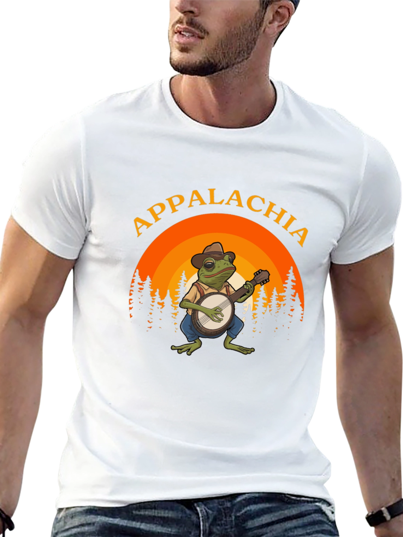 Appalachia Frog Banjo T-Shirt