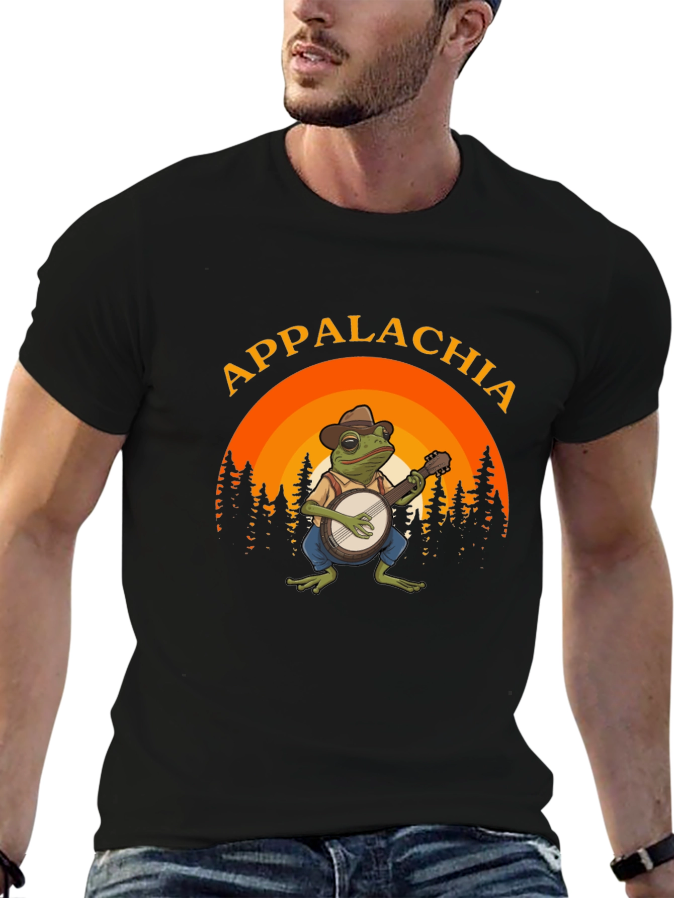 Appalachia Frog Banjo T-Shirt