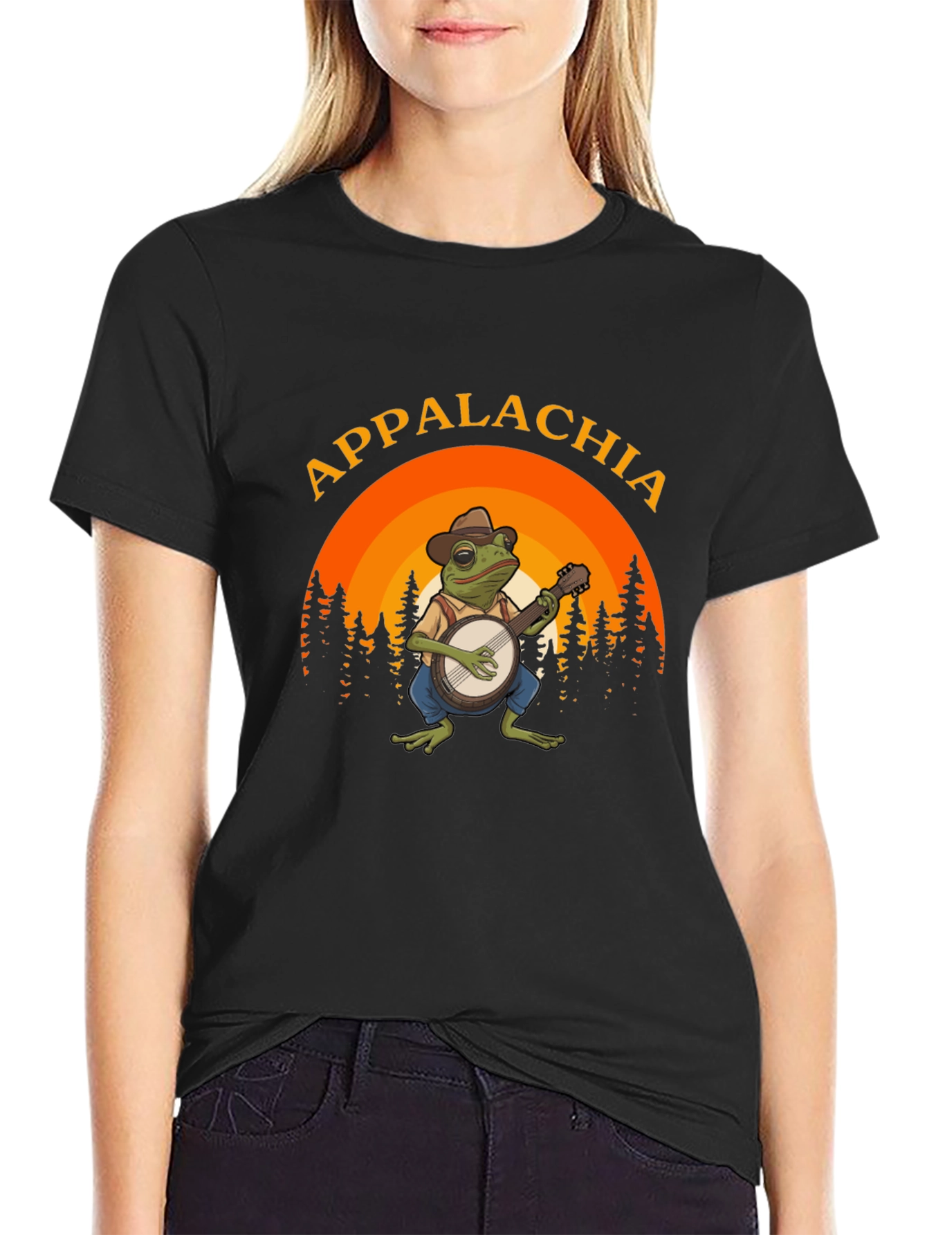 Appalachia Frog Banjo T-Shirt