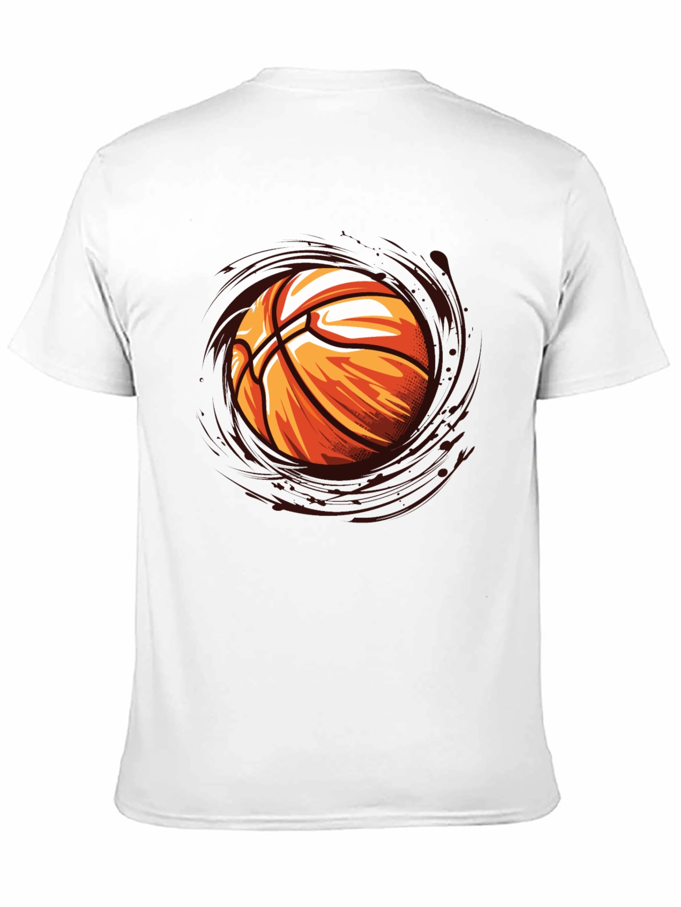 Basketball Graphic Black T-Shirt