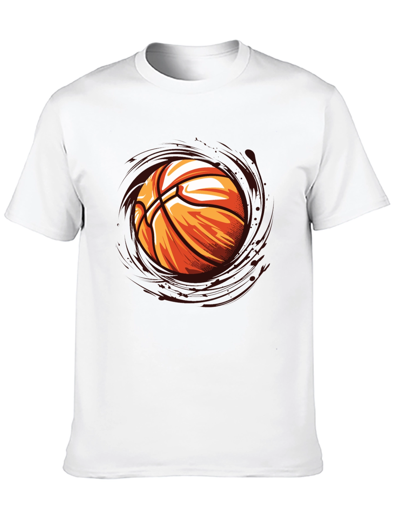 Basketball Graphic Black T-Shirt