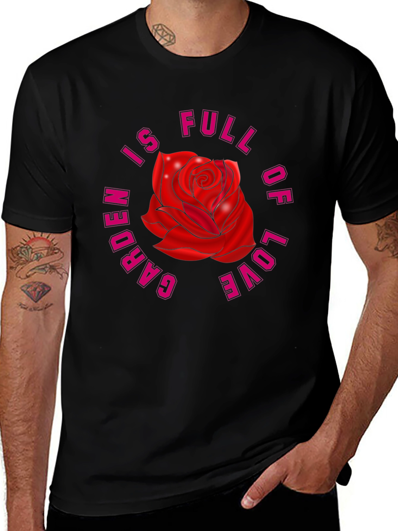 Rose Garden of Love Graphic T-Shirt
