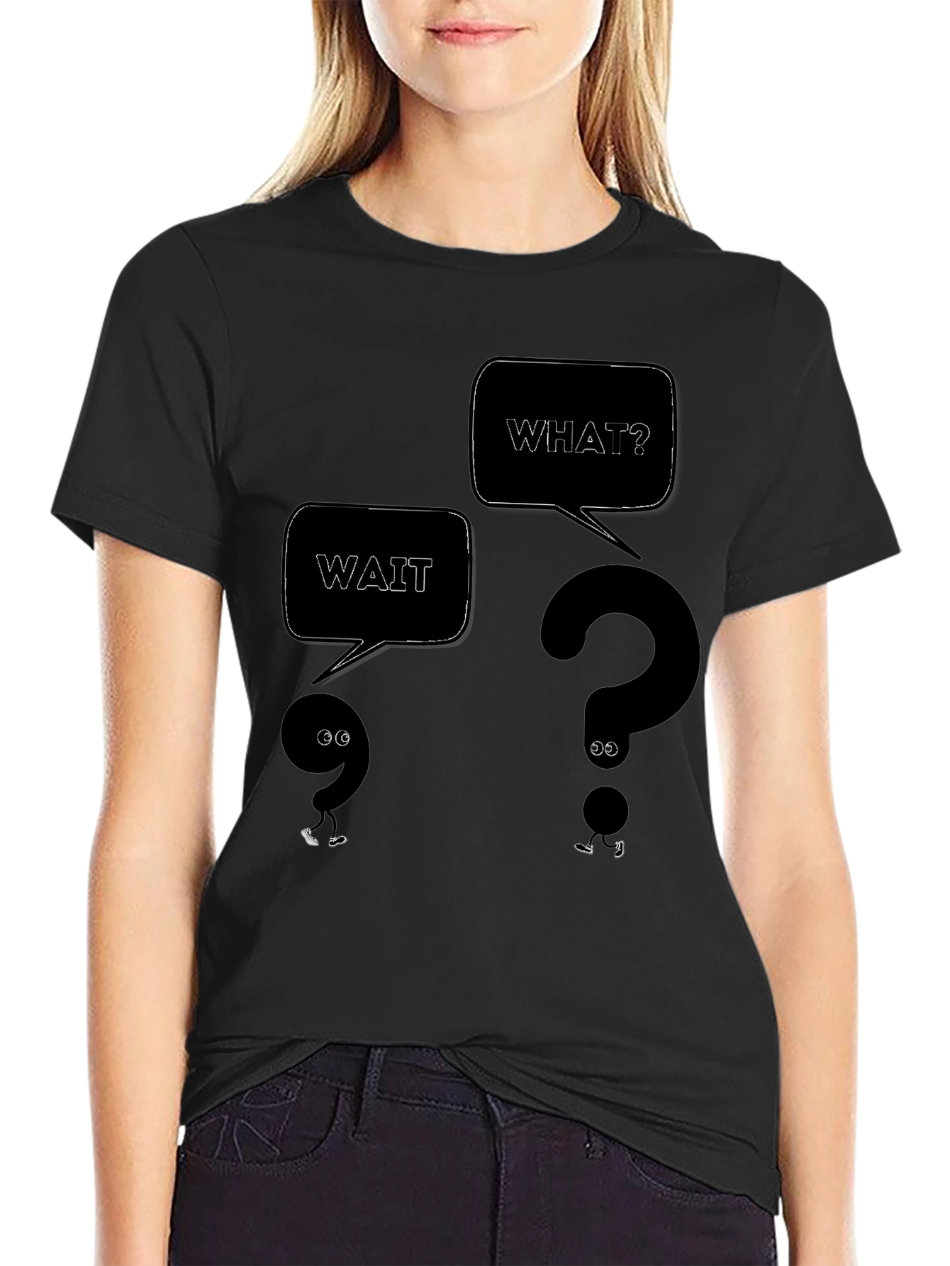 Wait What? Graphic T-Shirt - Question Mark Tee