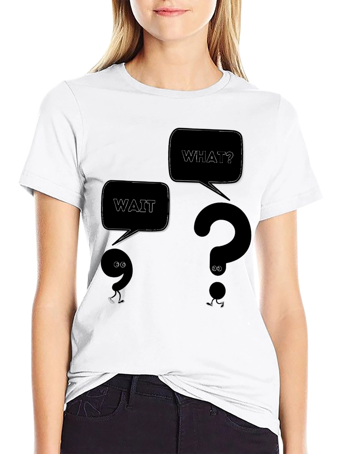 Wait What? Graphic T-Shirt - Question Mark Tee