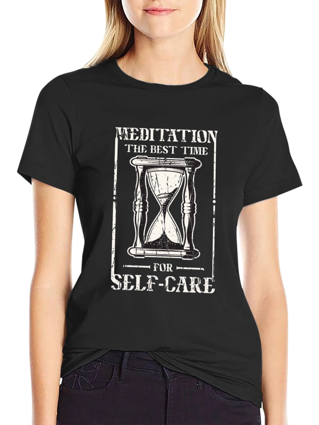 Meditation Self-Care Graphic Tee