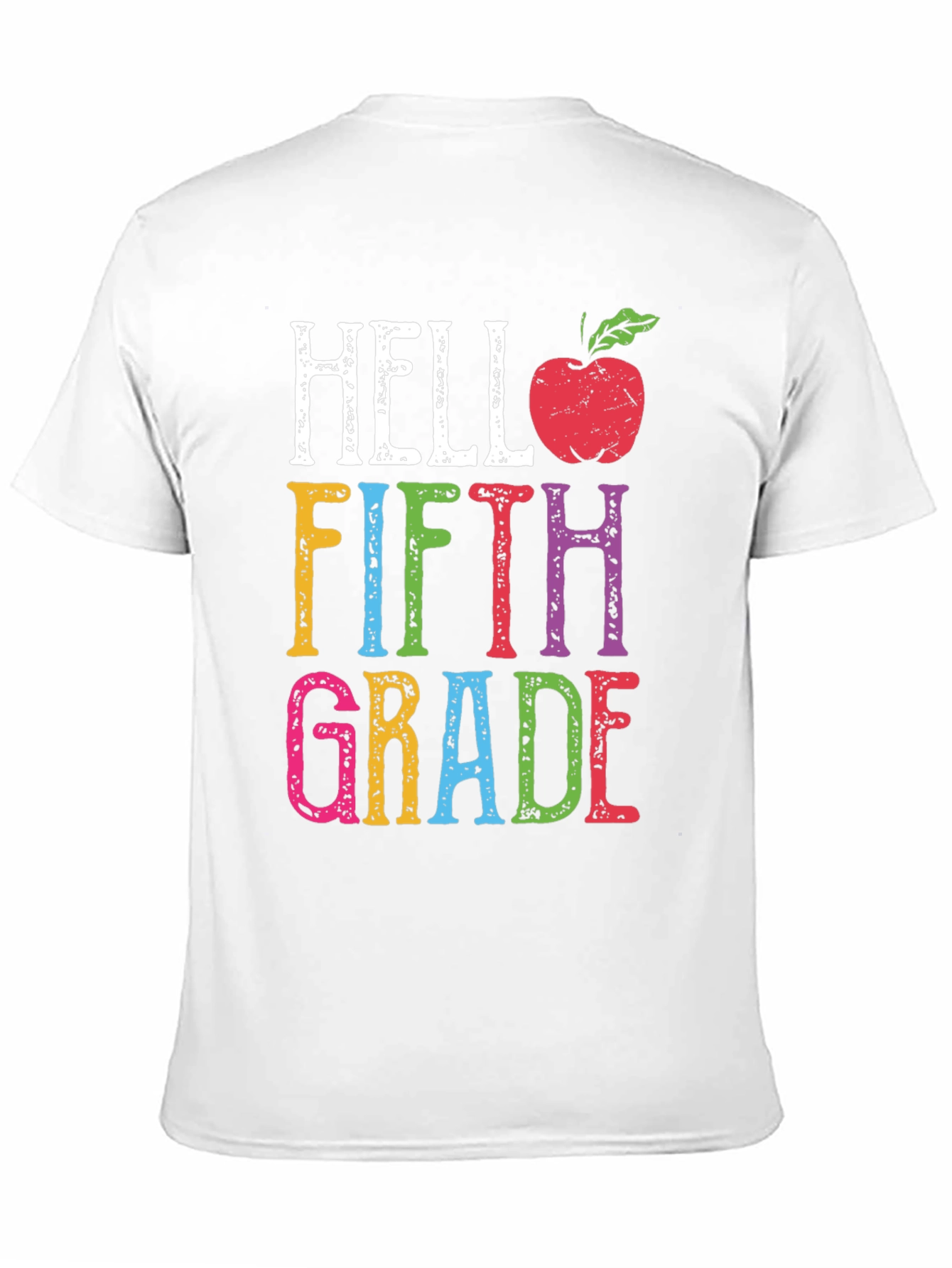 Hello Fifth Grade T-Shirt Back to School Teacher Tee