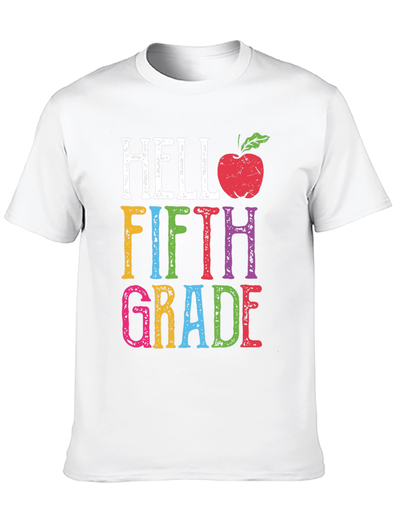 Hello Fifth Grade T-Shirt Back to School Teacher Tee