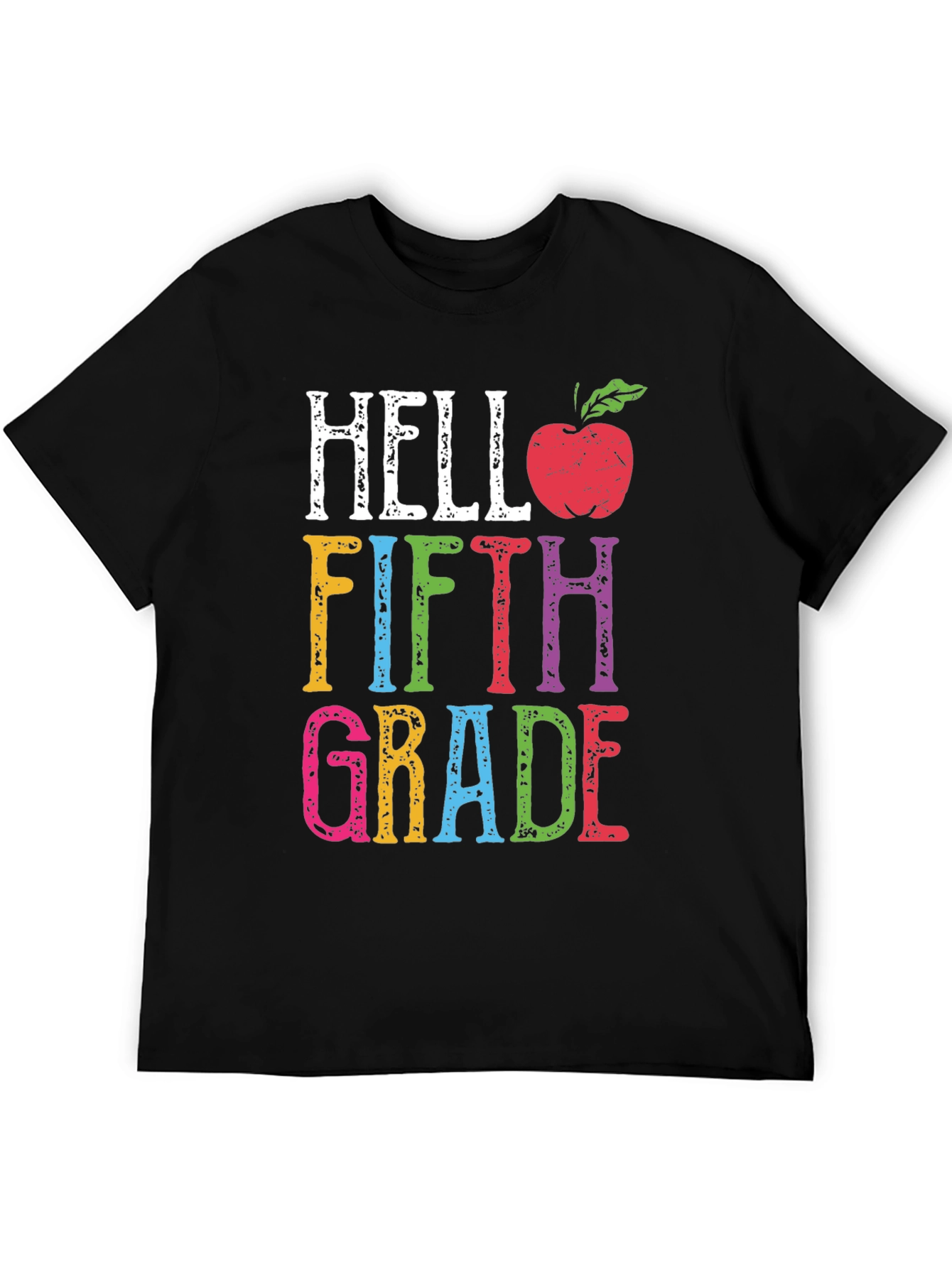 Hello Fifth Grade T-Shirt Back to School Teacher Tee