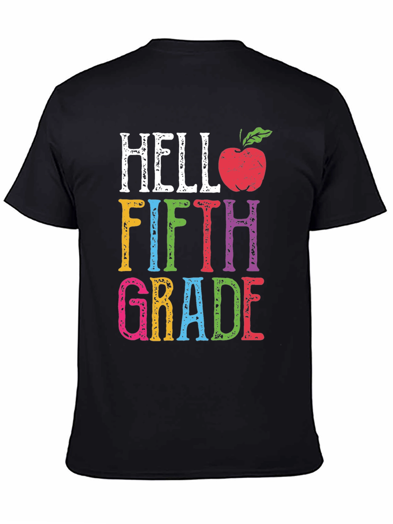 Hello Fifth Grade T-Shirt Back to School Teacher Tee