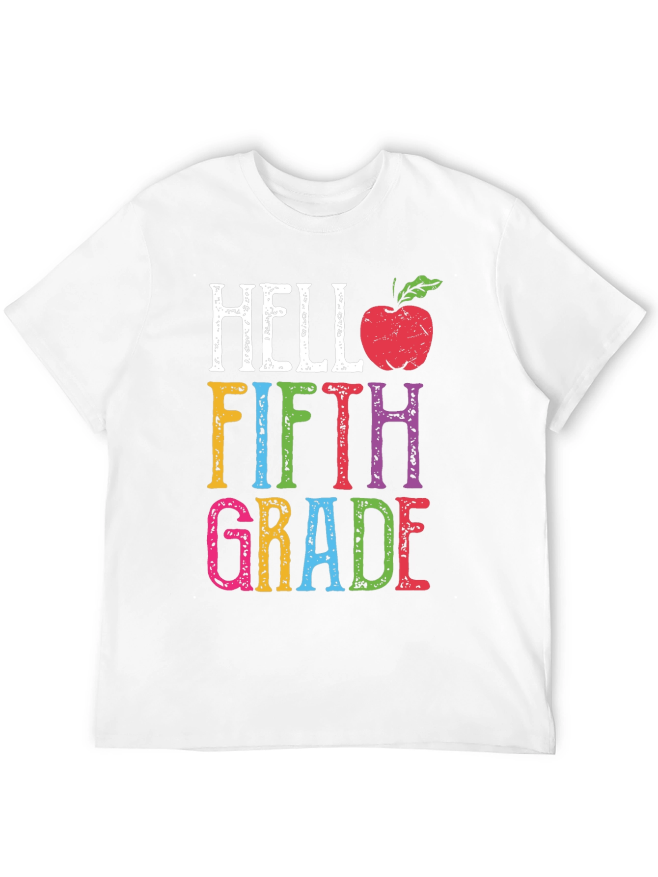 Hello Fifth Grade T-Shirt Back to School Teacher Tee