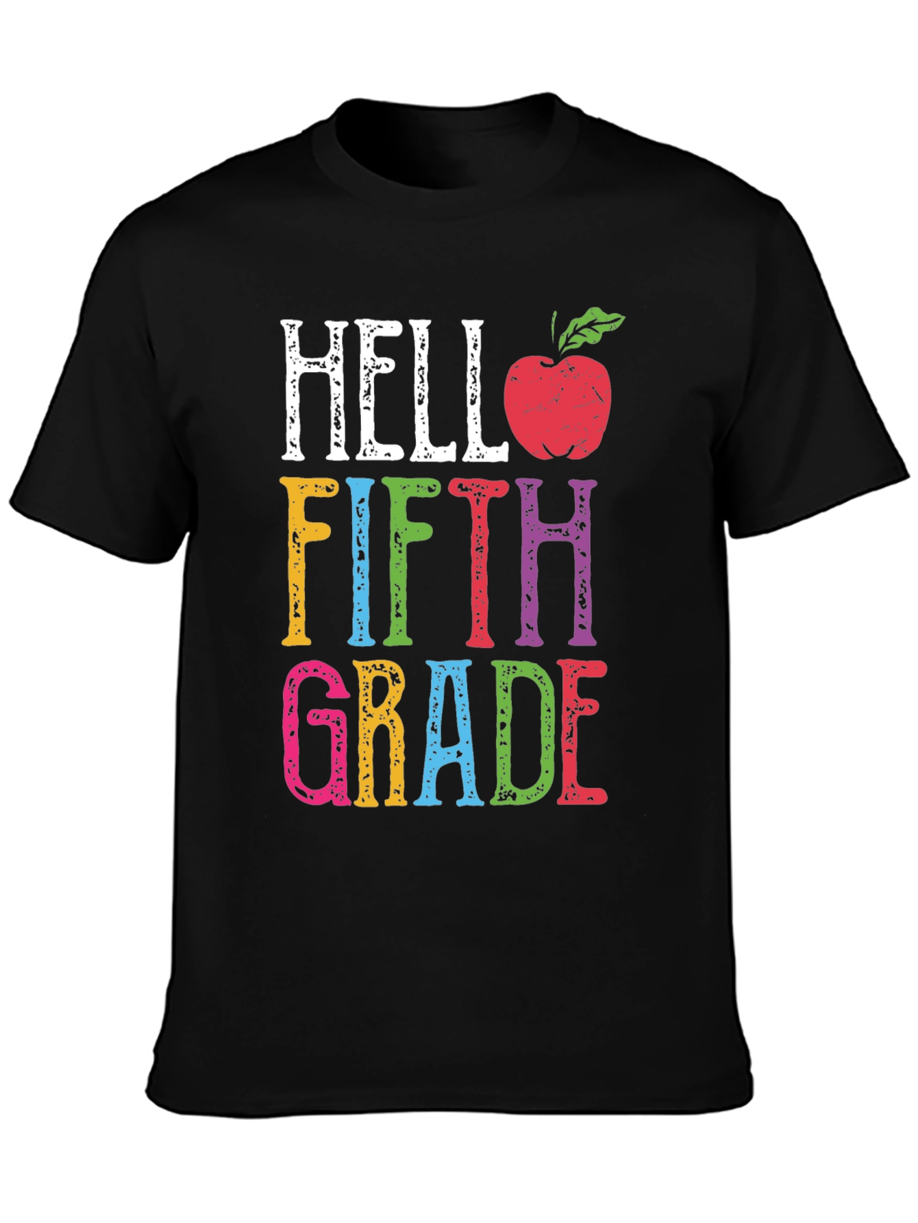 Hello Fifth Grade T-Shirt Back to School Teacher Tee
