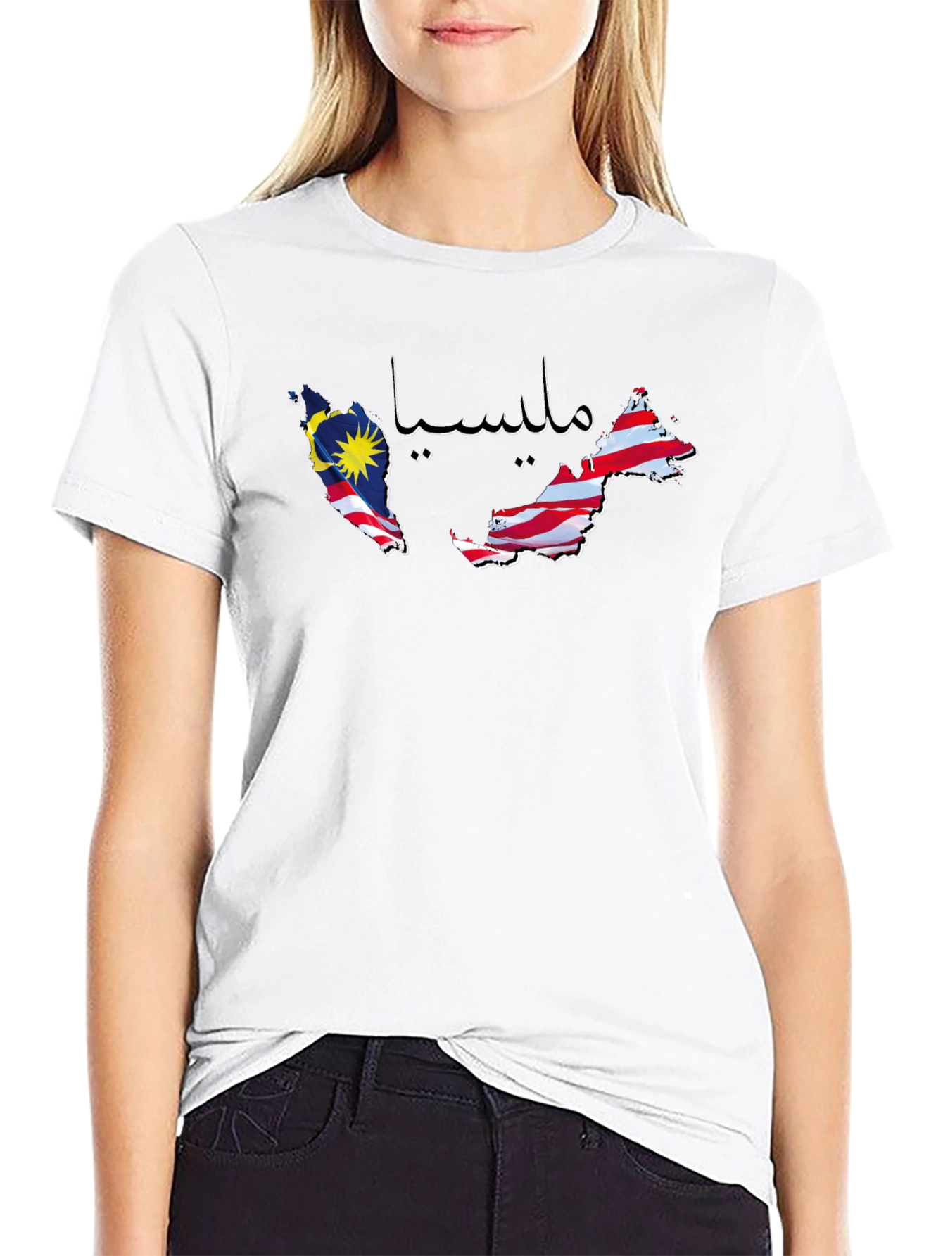Malaysia Flag Map T-Shirt