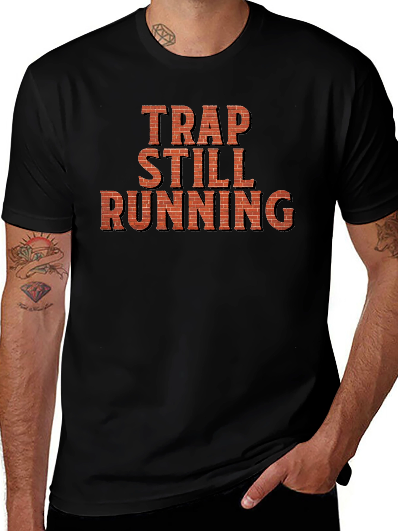 Trap Still Running Graphic Tee
