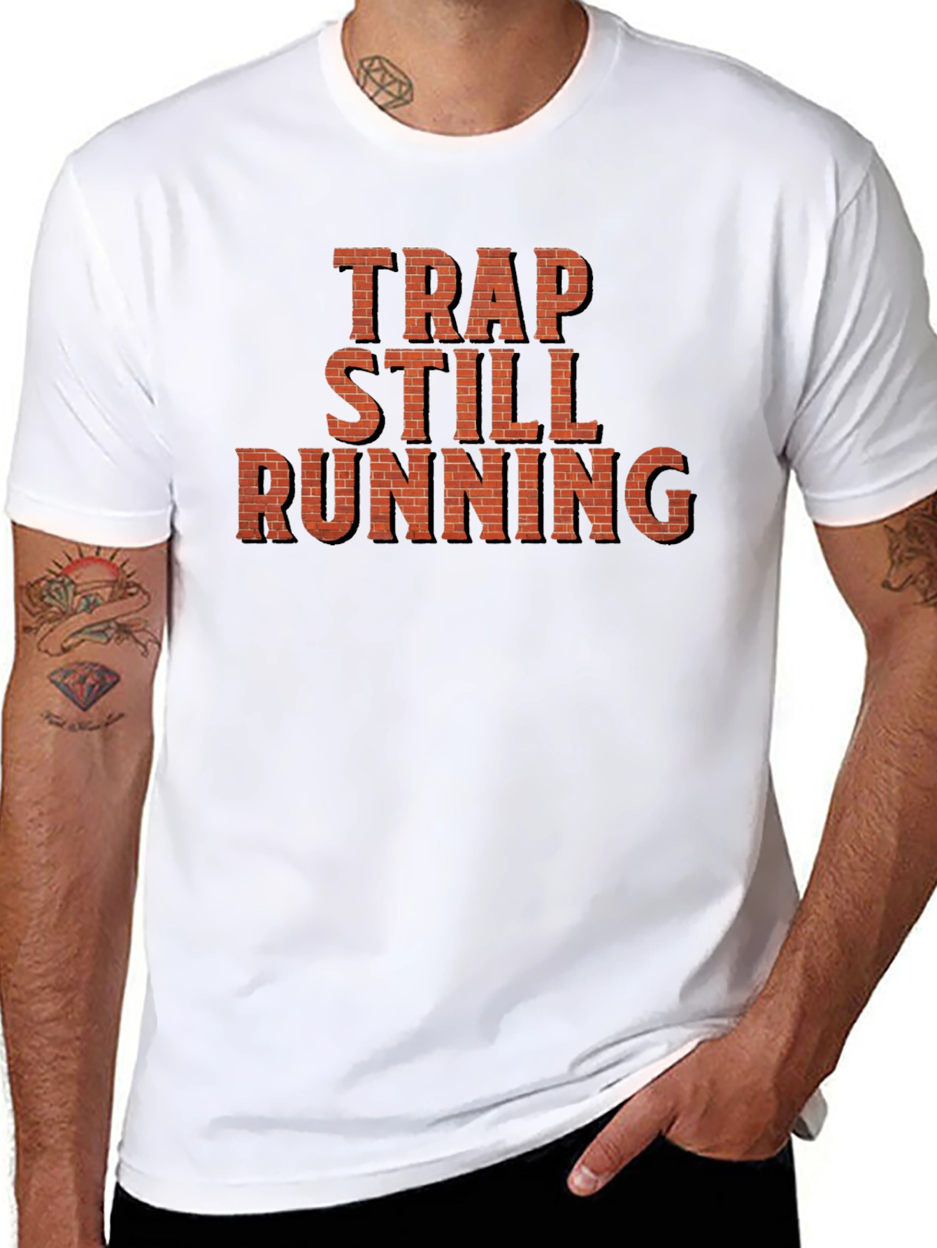 Trap Still Running Graphic Tee
