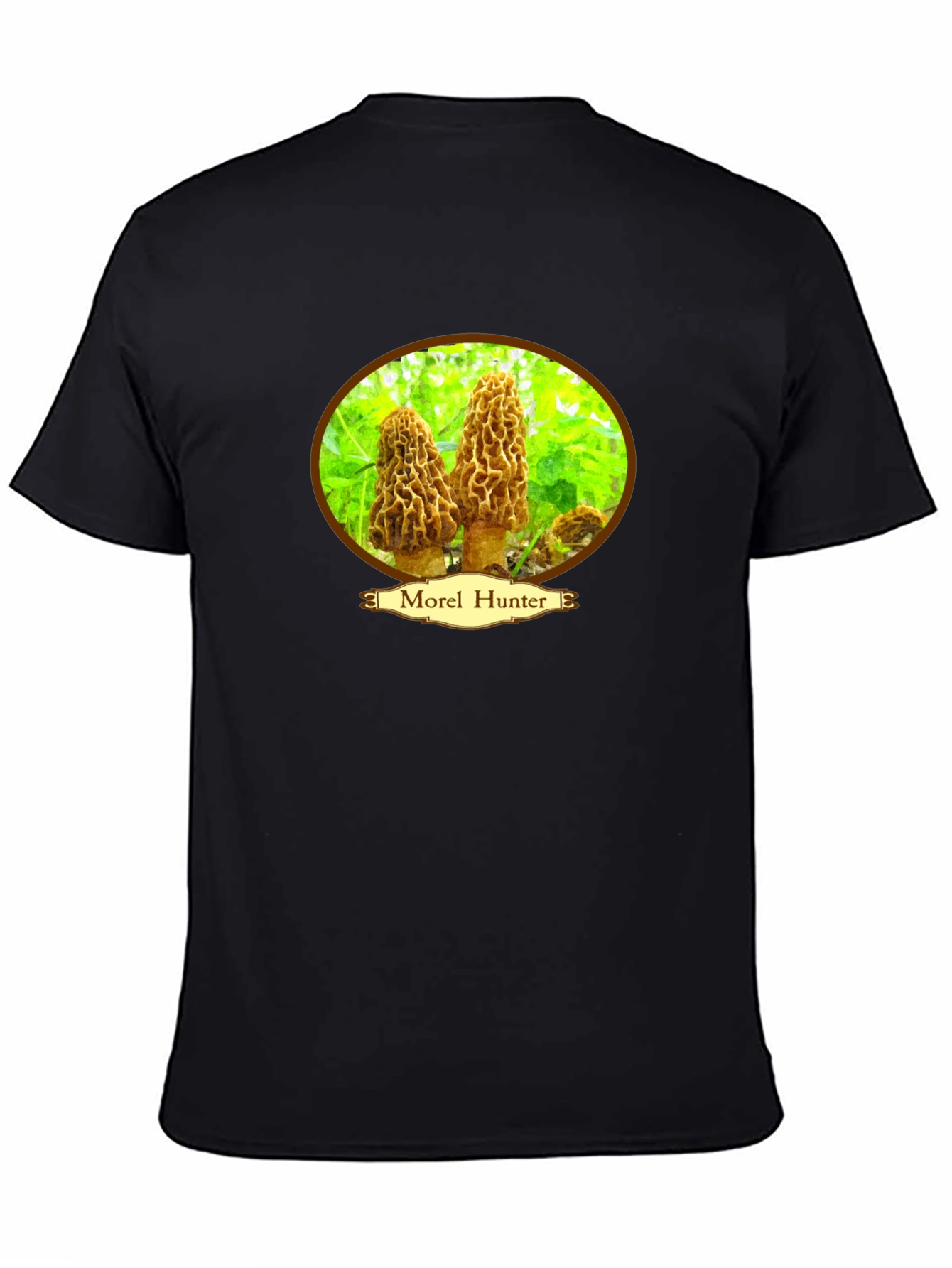 Morel Hunter Graphic Tee - Mushroom Hunting Shirt