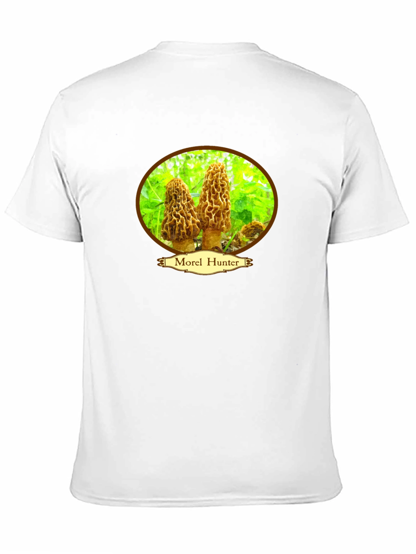 Morel Hunter Graphic Tee - Mushroom Hunting Shirt