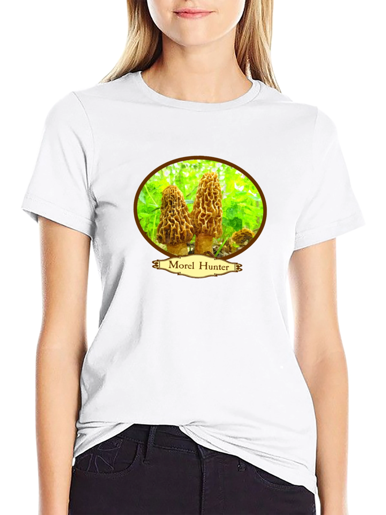 Morel Hunter Graphic Tee - Mushroom Hunting Shirt