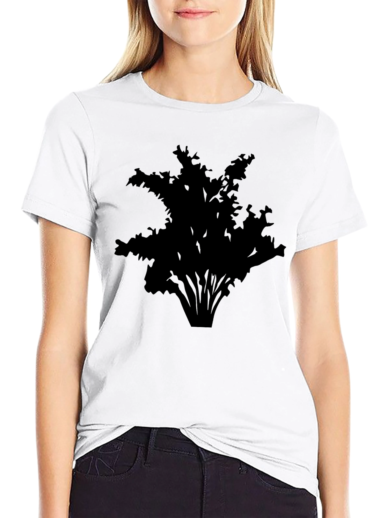 Black Bush Graphic Tee - Modern Casual Style