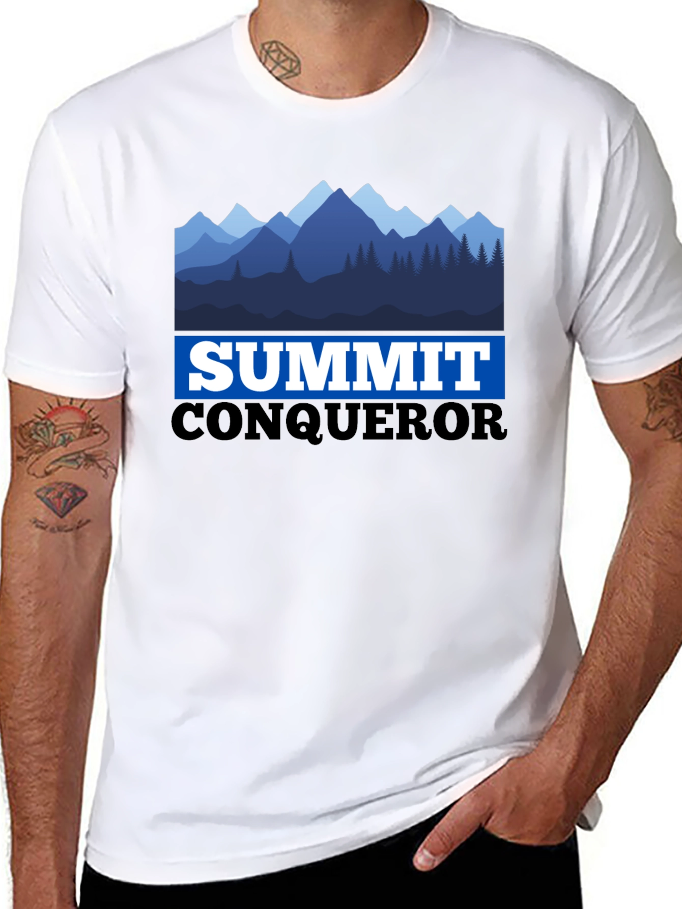 Summit Conqueror Mountain Graphic Tee