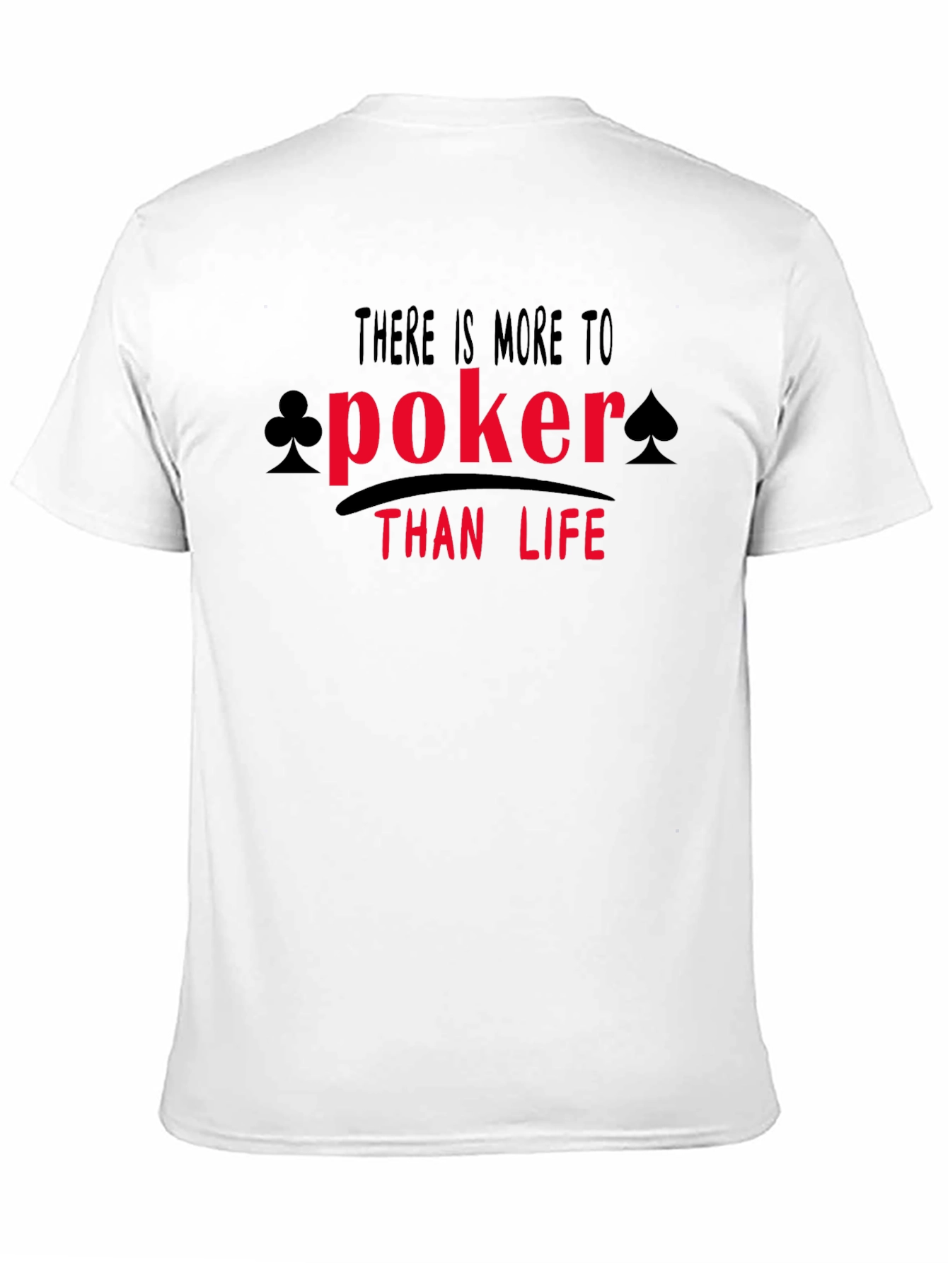 Poker Than Life Graphic Tee - Black