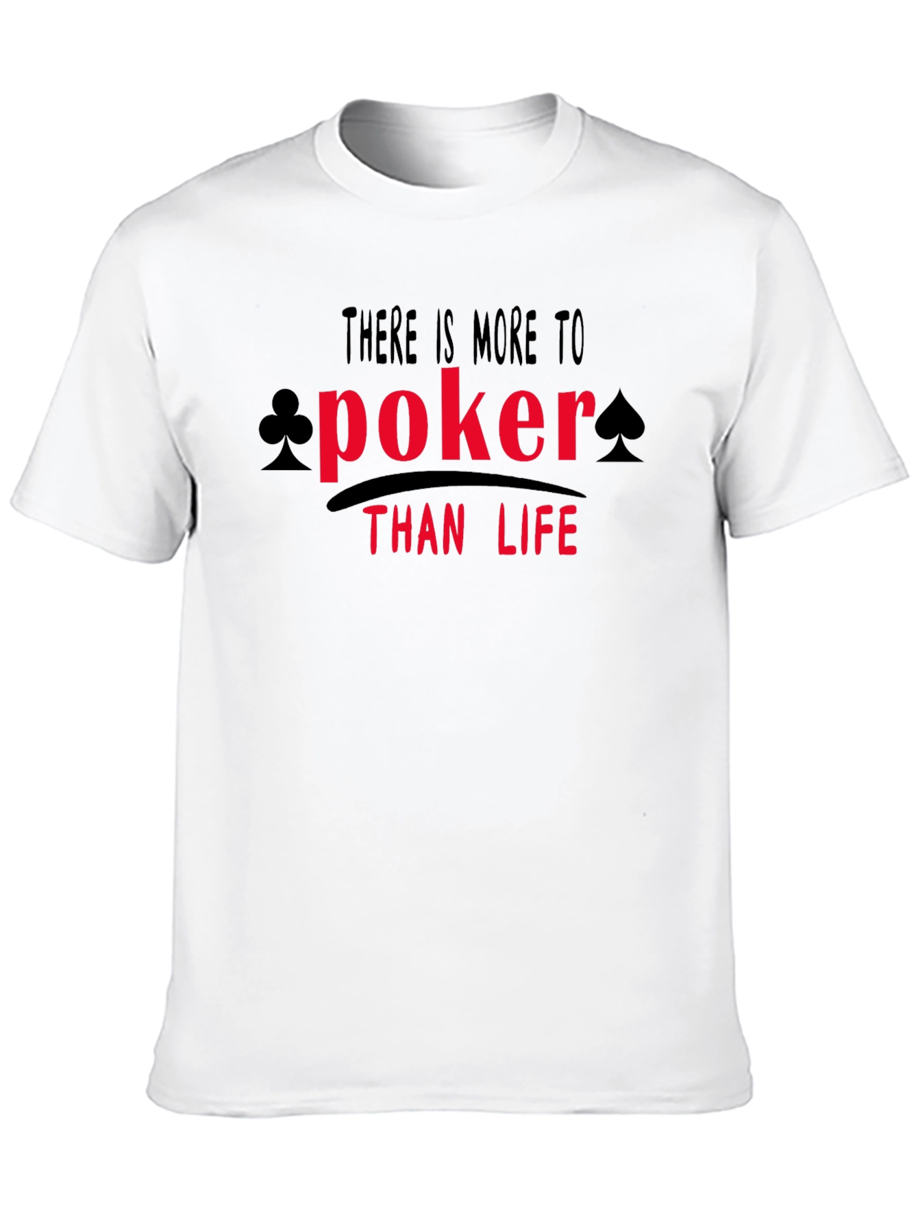 Poker Than Life Graphic Tee - Black