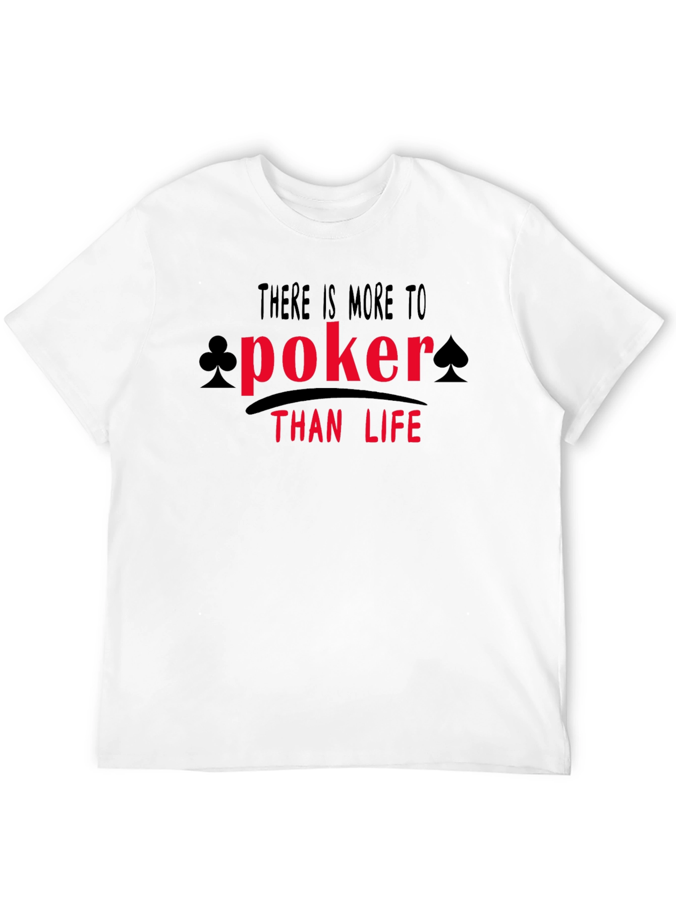 Poker Than Life Graphic Tee - Black