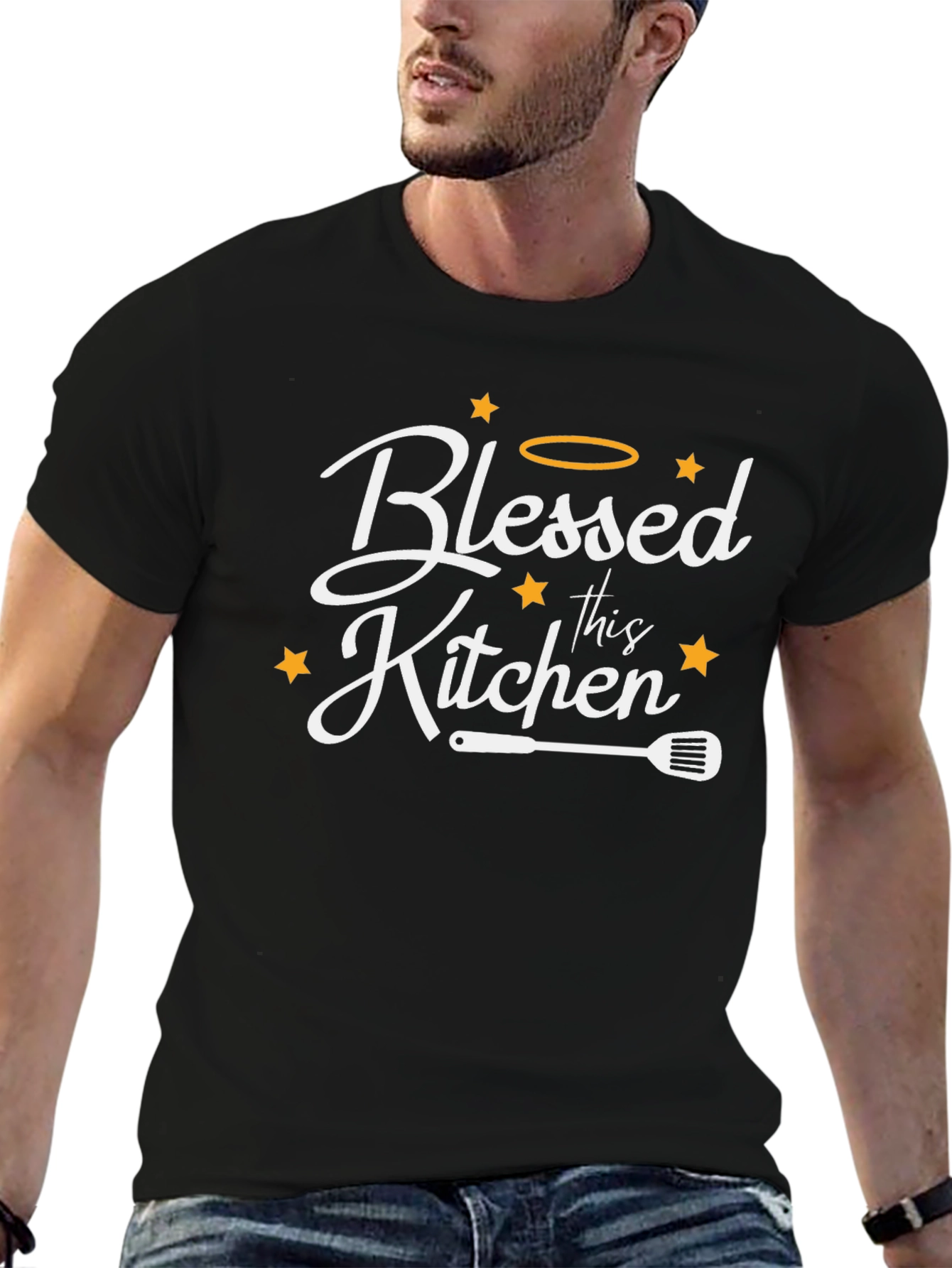 Blessed Kitchen Graphic Tee - Black