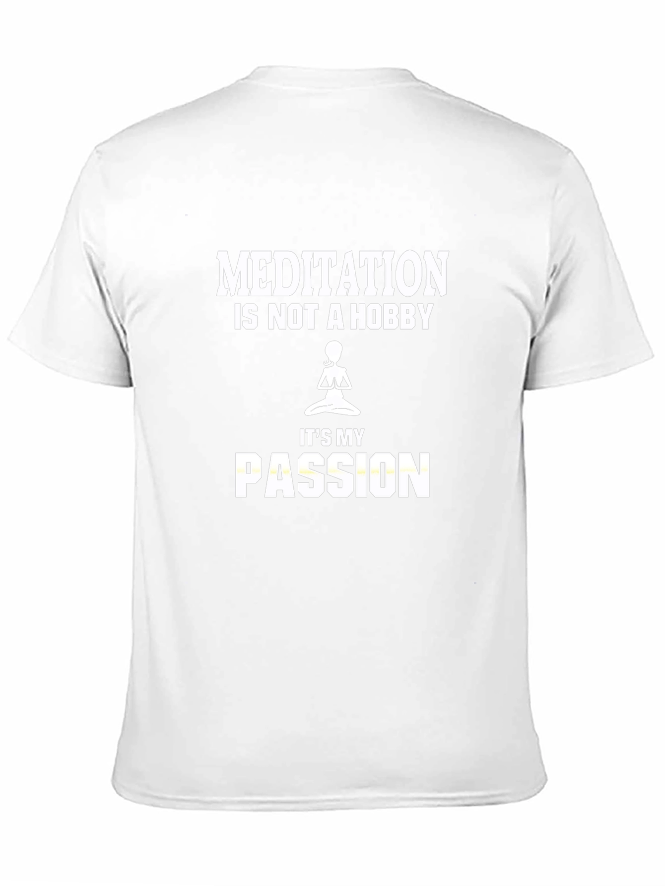 Meditation is My Passion Black T-Shirt