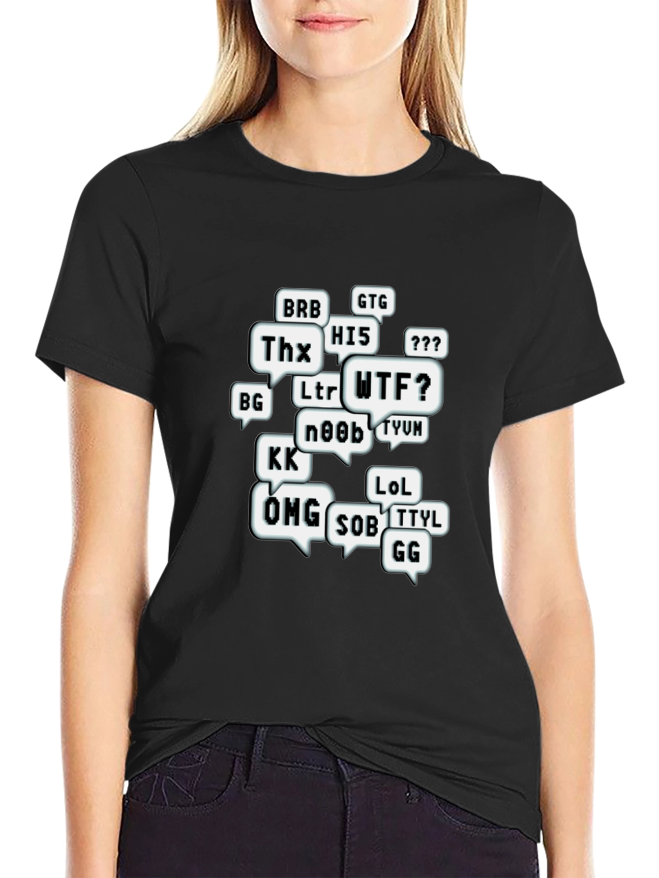 Gamer Acronym T-Shirt - Black