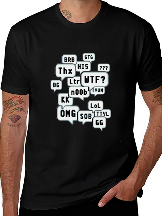 Gamer Acronym T-Shirt - Black